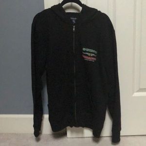 Enza Hooded Zippered Sweatshirt